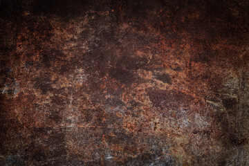 Abstract of a grunge rusted metal background with rust and oxidized texture. 