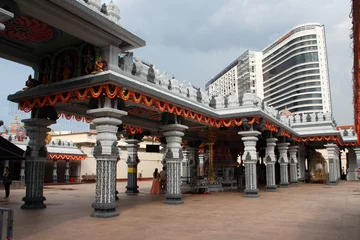 Fotobehang hindu temple (Sri Srinivasa Perumal) in singapore © frdric
