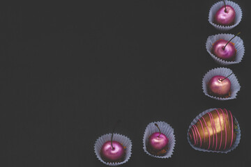 Chocolate Cherry. Chocolate covered strawberries.