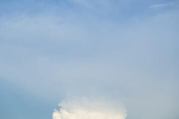 Fototapeta na wymiar cloudy sky view sushine blue background