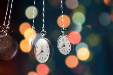 Time, watch, clock, vintage background