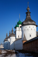 Fototapeta na wymiar Ancient Kremlin in Rostov the Great, Russia