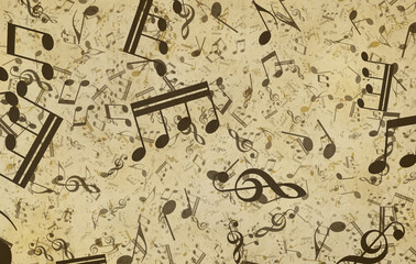 Grunge musical background.