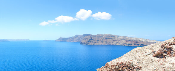 Caldera at Oia island Santorini