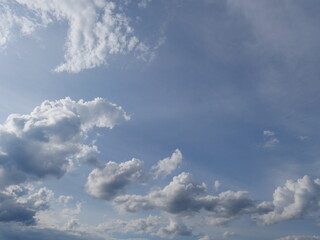 blue sky with clouds