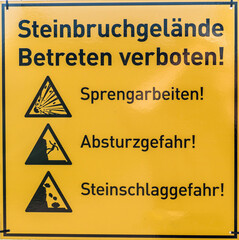 Steinbruchgelände