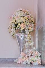 Wedding decor, close-up details. Design jewelry for special events