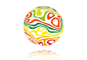 イラスト　球体　イメージ