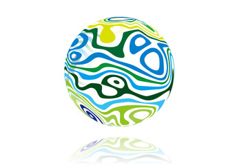 イラスト　球体　イメージ