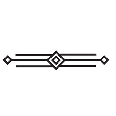 Fototapeta na wymiar Art deco line border. Modern arabic black frames, decorative lines borders and geometric label frame vector design