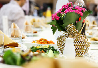 wedding table setting