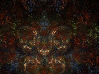 Imaginatory fractal background Image