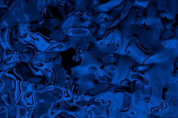 Dark blue liquid abstract textured background