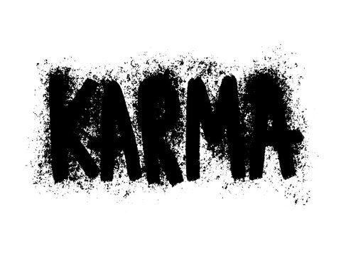 Good Karma Clean Karma Word Karma Stock Illustration 388542865