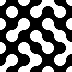 Simple shapes seamless pattern. Geometrical print. Modern ornament. Figures wallpaper. Geometric background. Contemporary backdrop. Digital paper, textile print, abstract image. Vector illustration