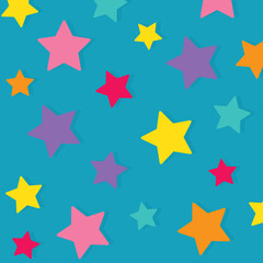 colorful star shape pattern- vector illustration