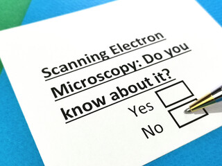 Questionnaire about electronics.