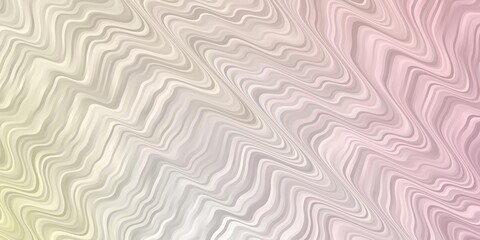 Fototapeta premium Light Orange vector backdrop with bent lines. Colorful illustration with curved lines. Template for cellphones.