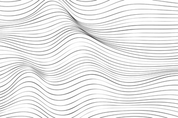 Wave Lines Pattern Abstract Background. Vector