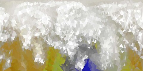 Light gray vector poly triangle template.