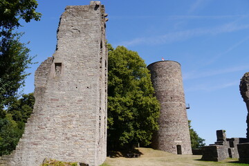 Ruine Krukenburg in Helmarshausen bei Bad Karlshafen