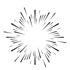 Halftone dots in circle form. sun logo . vector dotted flower . design element