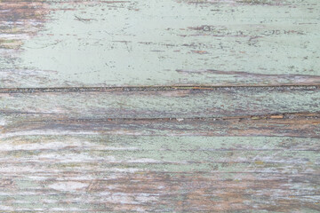 Beautiful old weathered wood texture in turquoise color
