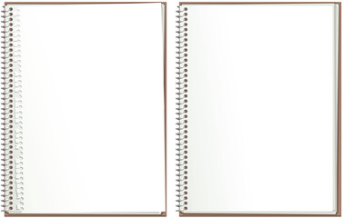 Spiral bound paper notepad
