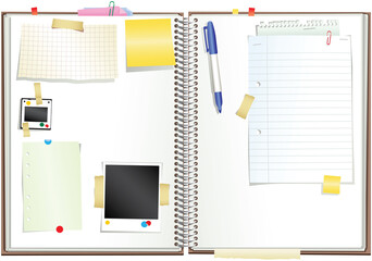 Spiral bound paper sketchpad