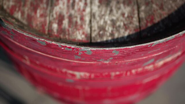 Vintage Fass Detail Draufsicht 02