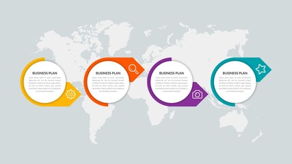 Creative Business Infographic Element Premium Vector