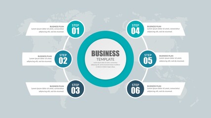 Corporate Business Infographic Element Premium Vector