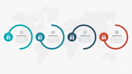 Creative Business Infographic Element Premium Vector