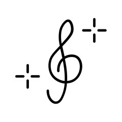 Notenschl&uuml;ssel Musik Musiknote