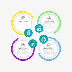 Creative Business Infographic Element Premium Vector