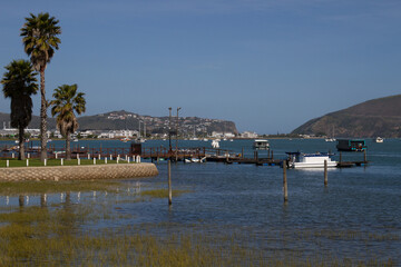 Knysna Lagoon South Africa showing leisure water craft