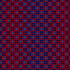 seamless pattern with red squares