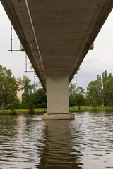 bridge over the river Vltava at Prague 