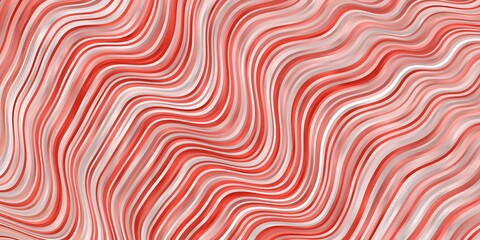 Light Red vector background with lines. Colorful abstract illustration with gradient curves. Pattern for websites, landing pages.