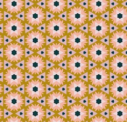 Abstract colorful seamless pattern design composition. Wallpaper, background. Eps 10