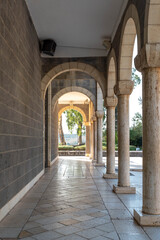 Arched area at The Church of the Beatitudes, Israel