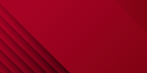 Obraz premium Geometric 3D red black background. Vector illustration design for presentation, banner, cover, web, flyer, card, poster, wallpaper, texture, slide, magazine, and powerpoint. 