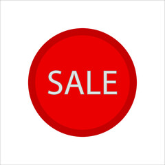 Set of sale labels, template. Blank labels, discount and price on paper. Special offer. Vintage. Vector illustration.