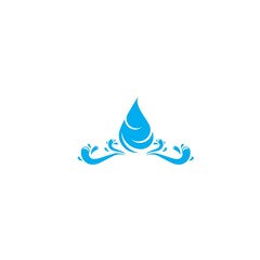 water drop Logo Template vector illustration