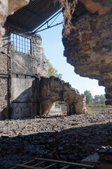 Ruiny poprzemysłowych budowli