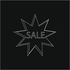 Obraz premium Set of sale labels, template. Blank labels, discount and price on paper. Special offer. Vintage. Vector illustration.