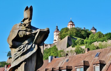 Sankt Bruno, Brückenfigur, Würzburg