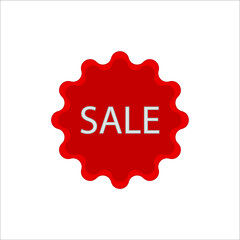 Set of sale labels, template. Blank labels, discount and price on paper. Special offer. Vintage. Vector illustration.