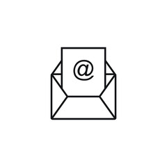 mail icon vector sign symbol