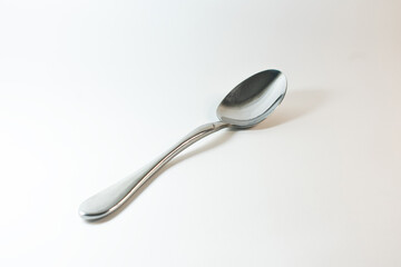 spoon on white background